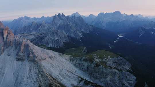 山，阿尔卑斯山，山峰，Sexten白云石