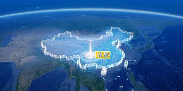 地球俯冲定位地图辐射中国成都