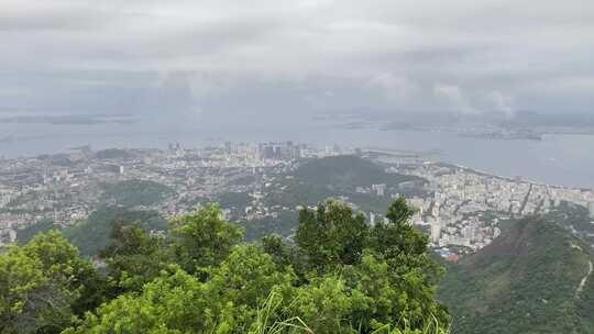 巴西里约热内卢沿海城市全景