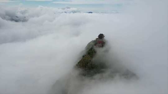 宜都梁山观音禅寺云海(2)