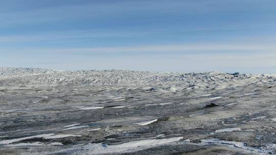 格陵兰冰原航拍