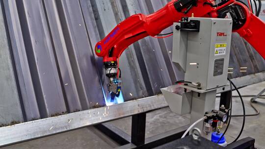 自动焊接机器人视频素材模板下载