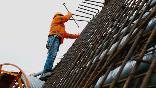 建筑工地高清在线视频素材下载