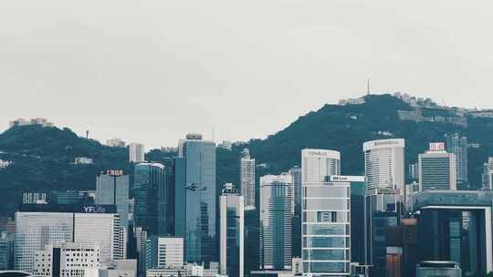 香港维多利亚港海上