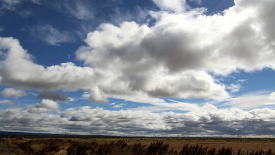 大草原的云景延时视频素材模板下载