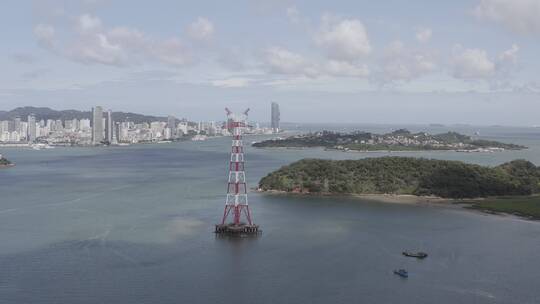 航拍厦门海沧区