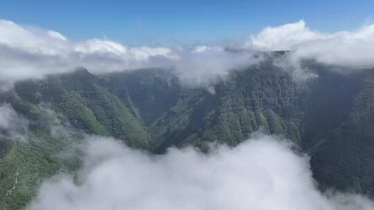 巴西圣卡塔琳娜普拉亚大峡谷风景。峡谷景观