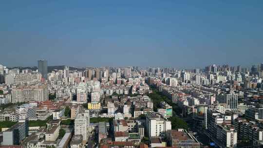 航拍福建泉州城市建设泉州大景