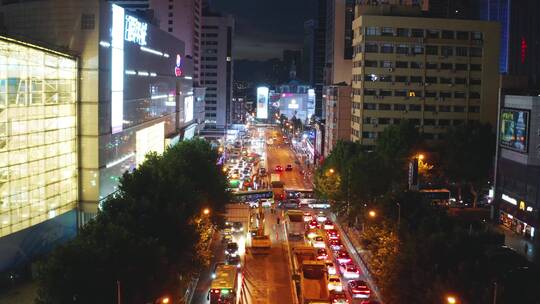 航拍基建城市道路养护维修