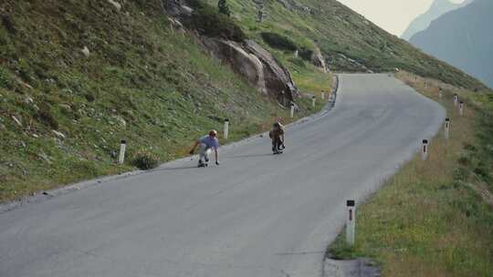 长板，公路，速度，骑行