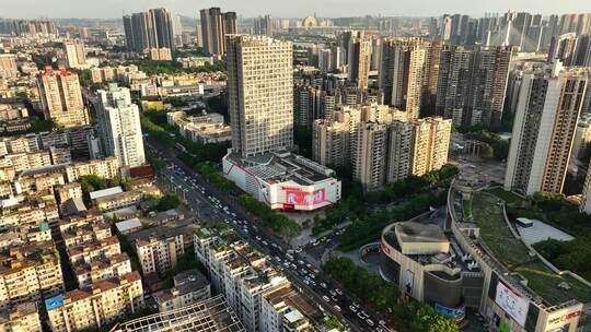 沙园道路乐峰广场京东mall航拍合集