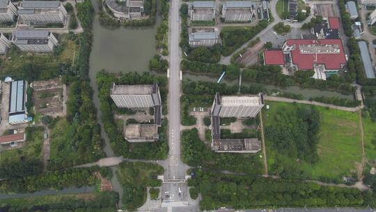 无锡江南大学4K航拍原素材