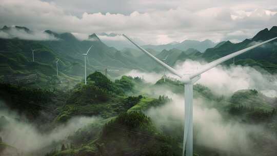 风力发电 风车 新能源 清洁能源