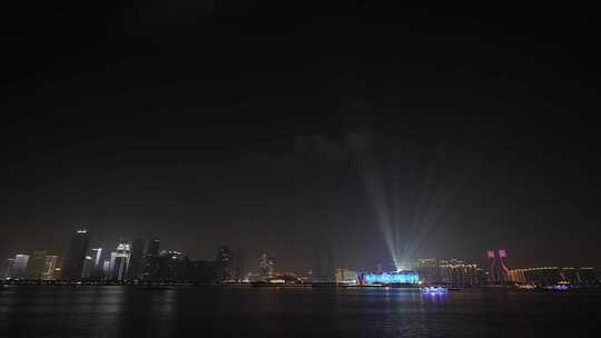杭州亚运会开幕式奥体中心灯光秀
