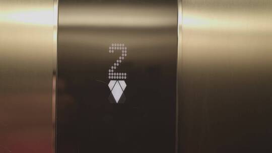 上行的电梯按钮