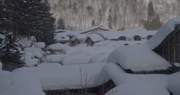 中国雪乡冬景