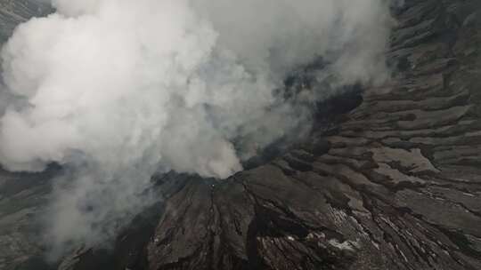 航拍Bromo火山