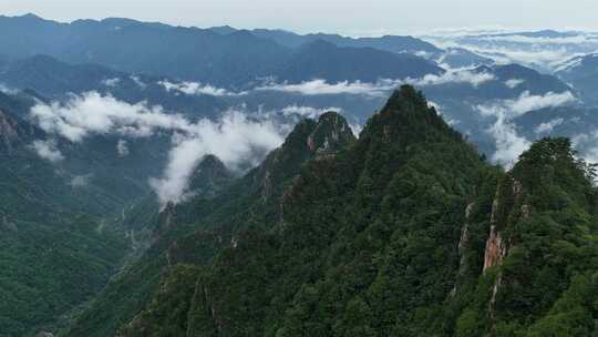 美丽中国河南伏牛山老界岭自然风光