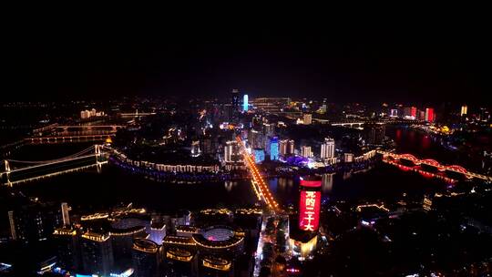 柳州夜景视频素材模板下载