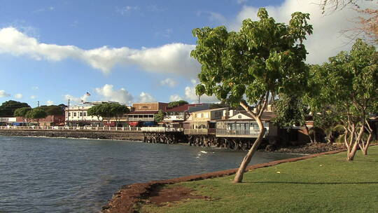 毛伊岛的城镇景观视频素材模板下载
