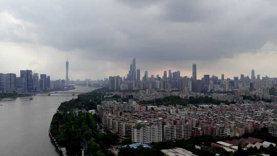 2023广州珠江两岸城市风光
