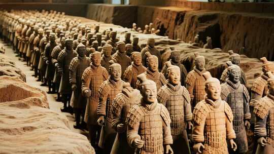 西安博物馆秦始皇兵马俑