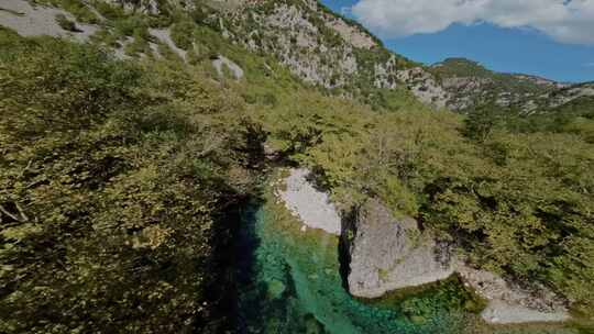 河流，维科斯，溪流，无人机