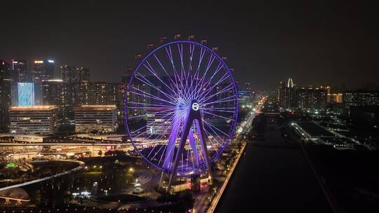 深圳欢乐港湾摩天轮夜景