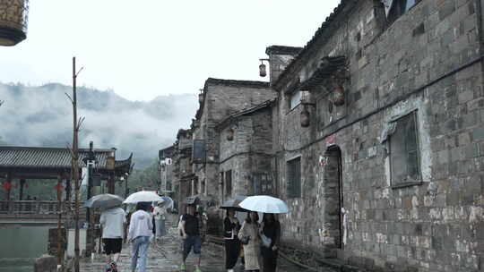 瑶里古镇雨后唯美景色