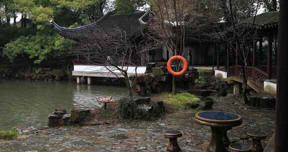 雨天苏州北寺塔