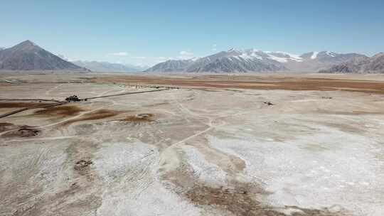 超清新疆喀什航拍公路丝绸之路旅行视频素材模板下载