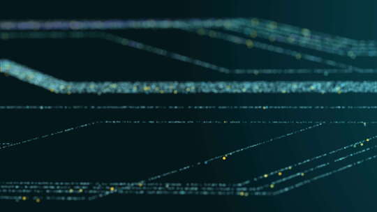 抽象数字点线粒子数据背景连接技术