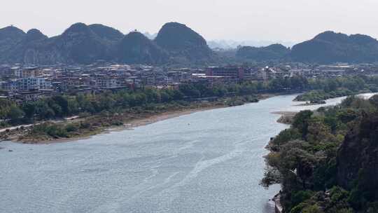 桂林山水甲天下桂林风光航拍