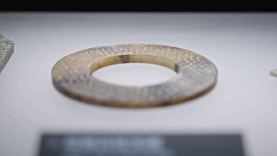 15古代出土文物西汉玉壁博物馆文物展览视频素材模板下载