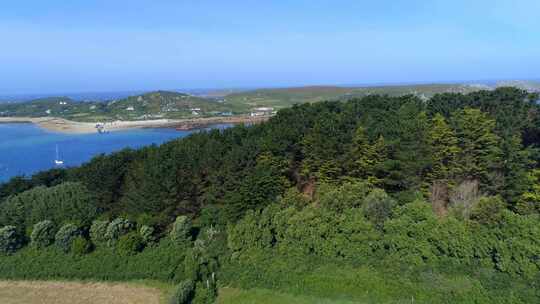 锡利群岛乡村和海通道