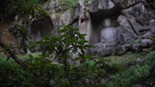 杭州灵隐寺飞来峰塑像