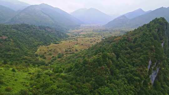 重庆五里坡国家级自然保护区葱坪全景