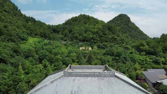 贵州省贵阳市花溪区孔学堂航拍