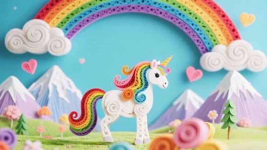 儿童歌曲卡通可爱背景视频