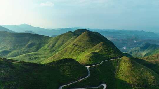 群山山区道路山路