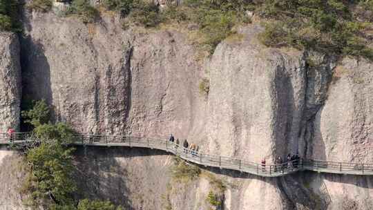 航拍神仙居景区