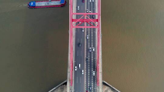 广州番禺新光大桥-01视频素材模板下载
