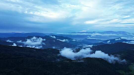 自然风景   边境  云雾山川  延时  云南