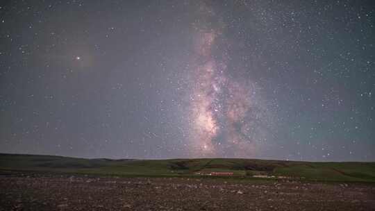 8K青海湖边星空延时