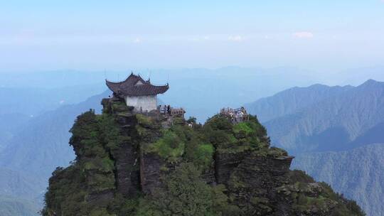 贵州梵净山航拍风光