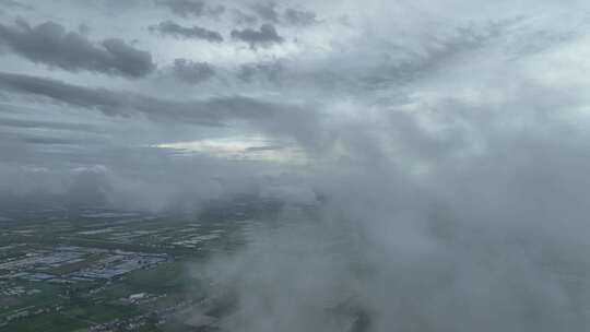 上海金山区航拍空镜视频素材模板下载