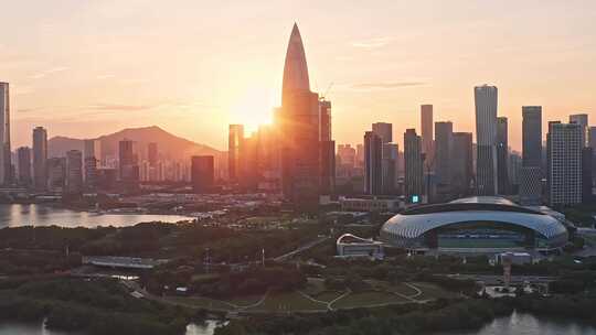 深圳南山航拍延时
