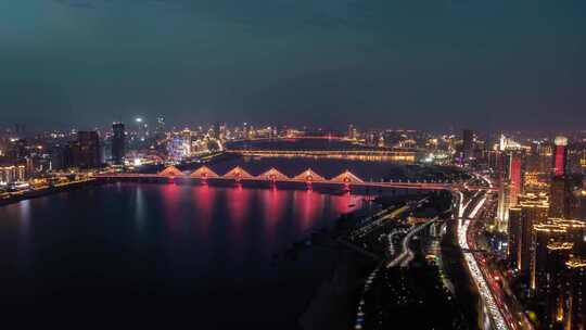 南昌_朝阳大桥_赣江夜景003