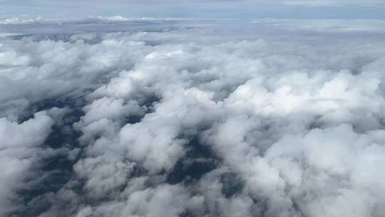 白云天空、天空云层、天空大地