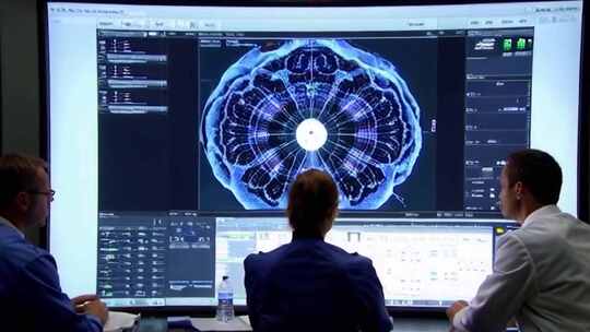 医学神经科学医院实验室会议谈论病人的治疗